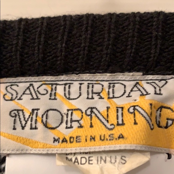 Womens Saturday Morning snowflake knit sweater XL - Picture 7 of 12